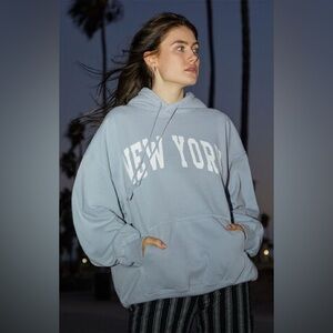 Brandy Melville John Galt Oversized Christy New York Hoodie